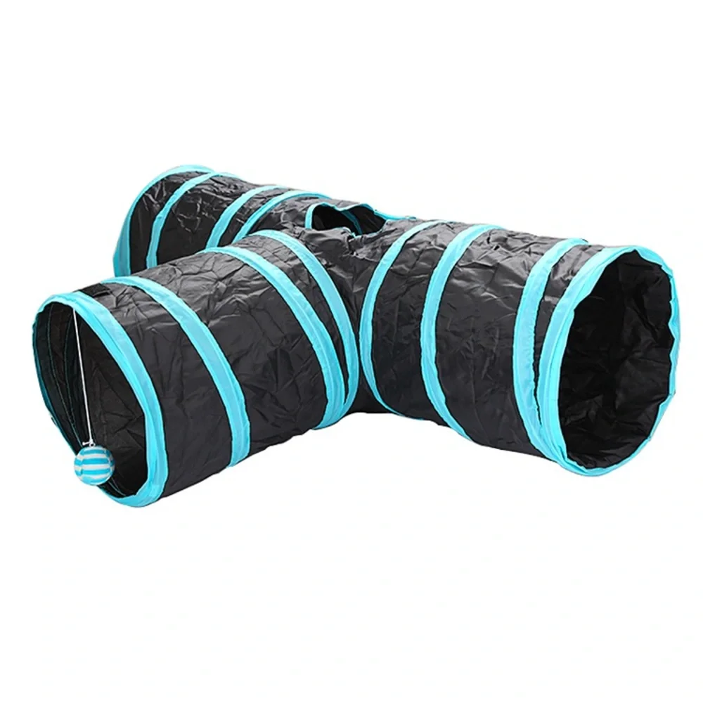 Pet Toys Cat Tube Safe Pet 3 Way Cat Tunnel